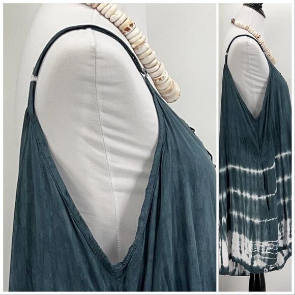 Kau wela ~ Coastal Beach Summer Mini Romper Gypsy Wide Leg Shorts - Picture 4 of 14